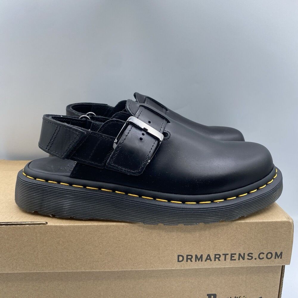 Dr Marten Jorge II Sandals Womens 37 US 6 Black Slingback Buckle Boho NWOB*